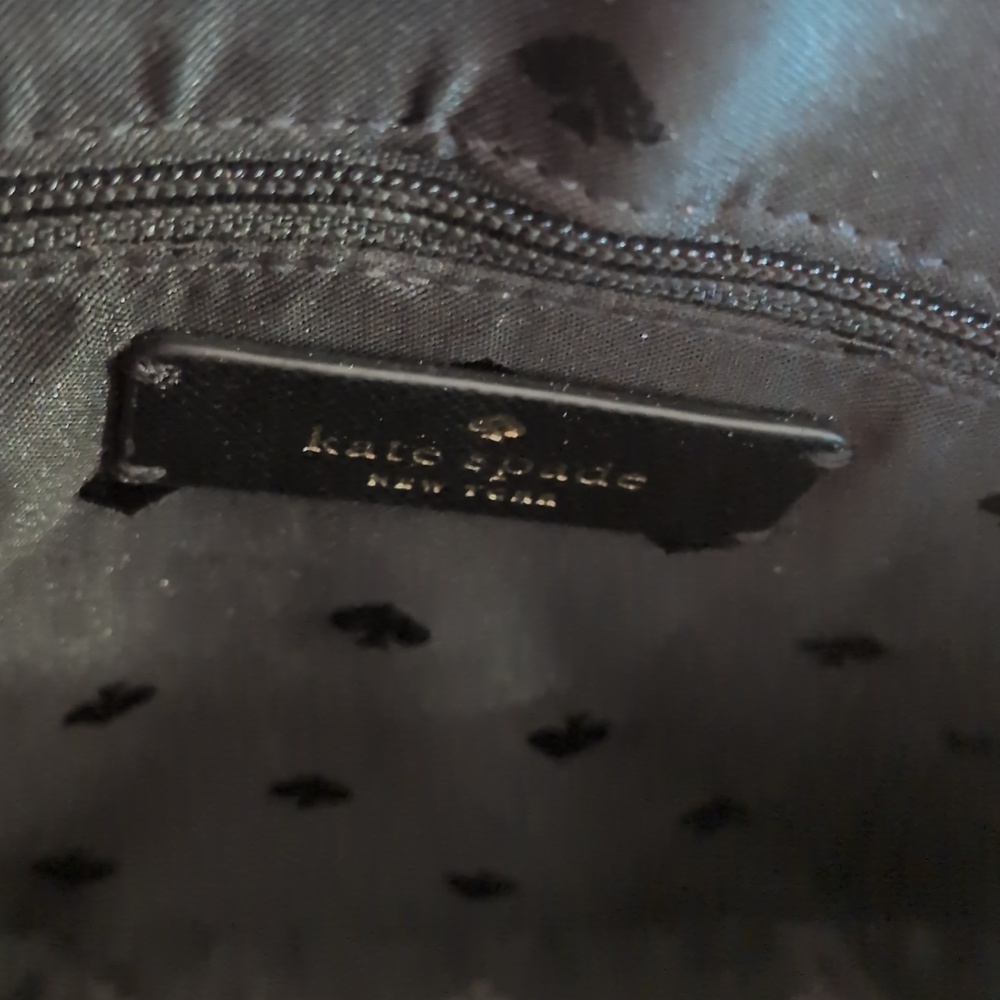 KATE SPADE Black Saffiano Crossbody Bag New - Picture 5 of 9